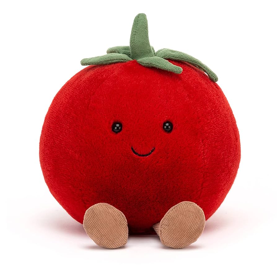  トマト ぬいぐるみ Amazon.co.jp: Jellycat Amuseables トマトぬいぐるみ 7.5インチ